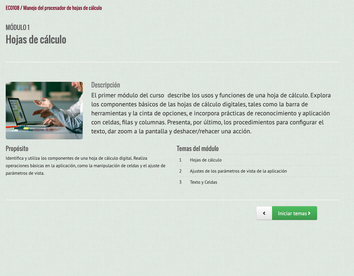 Módulo 01 - EC0108