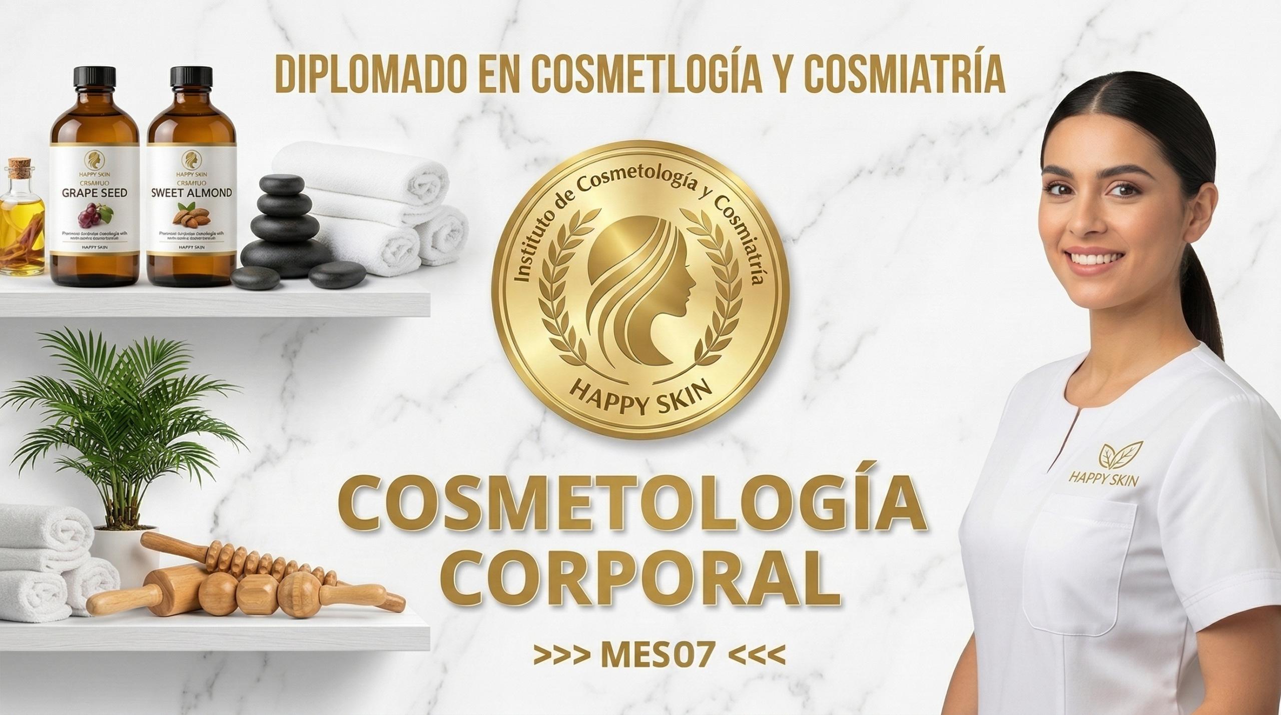 Mes 07: Cosmetología Corporal [Diplomado Cosmetología y Cosmeatría]