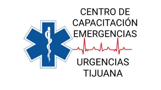 LOGO CENTRO DE CAPACITACIÓN EMERGENCIAS URGENCIAS TIJUANA